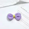 Pequeña tela plisada fresca con flores de cinco pétalos de colores, accesorios para el cabello, horquillas, lazos, ropa, calcetines y más.
