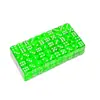 Llavero Transfronterizo Dados de Cristal DIY Ktv Discoteca Dados para Juegos de Mesa Dados Acrílicos Coloridos Transparentes