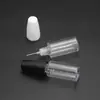 Botella transparente PET de 10 ml botella de inyección con aguja larga tapa de botella tapa de aguja botella vacía