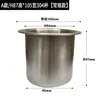 Silla de Masaje Ashtray para RV y Yates Portavasos Multifuncional para Sofá Sofá Portavasos de Aluminio Vela Portavasos de Metal Acero Inoxidable
