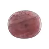 Piedra Cruda de Cristal Natural Lámina de Ágata Piedra de Energía Lámina Conformada Oficina Ovalada Piedra para Aliviar la Preocupación Chip de Agua Al Por Mayor