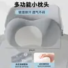 Mini almohada de espuma viscoelástica para siestas para trabajadores de oficina y estudiantes de primaria, almohada portátil para dormir boca abajo