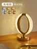 Lâmpada de Mesa de Cristal Lâmpada de Cabeceira para Quarto Luz de Luxo Sofisticada Celebridade da Internet Lâmpada Atmosférica Decorativa Luz Noturna Simples Recarregável
