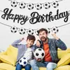 Ba354 Guirnalda de Fútbol Balón Deportes Fiesta Cumpleaños Bandera Guirnalda Banderín Decoración Fiesta Colgante