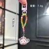 Llavero de Tetera de Niña Linda Exquisito Transparente Llavero de Llave de Coche Colgante para Bolso de Estudiante Mujer Pequeño Regalo Venta al por Mayor