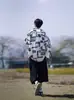 Camisa de Manga Corta Estampada a Cuadros para Hombre, Estilo de Verano de Alta Gama, Camisa Atractiva de Media Manga, Chaqueta Delgada de Seda Helada Holgada de Talla Grande