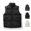 Chalecos de otoño e invierno para hombre y mujer, chalecos deportivos de algodón cálidos y a prueba de frío, chaquetas sin mangas, tops con cremallera cortavientos e impermeables