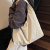 2026 Estilo Páramo Estilo Perezoso Bolso de Hombro para Axila Estilo Campus Versátil para Viajar Moda Simple Gran Capacidad Bolsa de Tela Bolso para Mujer
