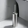 Soporte de pared para cepillo de inodoro de acero inoxidable 304 transfronterizo, desodorante para inodoro sin perforaciones, juego de cepillos de limpieza para inodoro