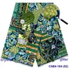 Estilo pequeños diamantes de imitación diseño DIY 6 yardas estampado batik juego de cera tela para ropa cera de cristal
