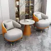 Sofá Cadeira Mesa de Varanda Combinação Mesa e Cadeiras de Recepção de Lobby de Hotel Mesa e Cadeiras de Quarto de Apartamento Mesa e Cadeiras de Recepção Apartamento Pequeno