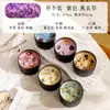 Comercio exterior piedra energética vela de aromaterapia procesamiento personalizado lata negra fragancia Yilan vela de flor seca regalo a mano venta al por mayor