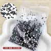 Rhinestones redondos pequeños de fondo plano al por mayor, rhinestones súper brillantes para decoración de uñas, rhinestones redondos, diamantes de agua ultrabrillantes, accesorios de diamantes para decoración de uñas, decoraciones para uñas, adornos de strass