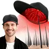 Touca a Laser de Luz Vermelha para Crescimento Capilar Portátil para Uso Doméstico Terapia Infravermelha Touca para Cuidados com o Cabelo e Saúde Dispositivo para Cuidados com o Couro Cabeludo e Cabelos