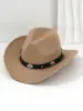 Sombrero Casual de Mezclilla para Hombres y Mujeres, Flor Metálica Tridimensional, Hebilla Redonda con Remaches, Accesorios para Cinturón para Fiesta de Cumpleaños