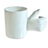 Taza de Cerámica Taza Creativa Pulgar Arriba Taza de Reconocimiento Creativa Personalizada Taza de Cerámica de Alta Temperatura para Café Leche