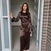 2026 Conjunto de Top Liso Fashionável Simples + Calça Loriya LR1342