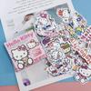 Pegatinas de Sanrio Kuromi Cinnamoroll Gato Kt, Pegatinas Lindas para Agendas, Pegatinas de Dibujos Animados Impermeables para Estudiantes