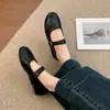 Zapatos Planos de Gamuza con Estampado de Leopardo para Mujer 2026 Nuevos Primavera y Otoño Planos Estilo Francés Retro Versátiles Estilo Coreano Mary Jane Zapatos para Mujer