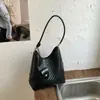 Bolsa de Palha Tecida Transfronteiriça Feminina 2026 Nova Casual Versátil Bolsa para o Dia a Dia Grande Capacidade Versátil Bolsa de Ombro Único para Sob o Braço