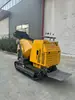 Caminhão Misturador de Concreto Esteira de Pequeno Porte para Comércio Exterior Transfronteiriço, Máquina Tudo-em-Um Autocarregável Todo-o-Terreno para Mistura e Transporte de Cimento