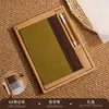 Cuaderno Patchwork de Posos de Café Ecológico Transfronterizo A5 Cuaderno de Negocios de Corcho Regalo Corporativo con Logo Personalizable