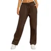 Pantalones Deportivos Casuales de Cintura Alta para Mujer, Pantalones Rectos, Pantalones para el Hogar, Moda Amazon