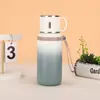 Termo Espesado de Acero Inoxidable 316 con Separación de Té y Agua, Taza de Oficina con Tapa para Hombres y Mujeres, Taza de Agua de Gran Capacidad