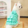 Nuevo Vestido de Princesa para Perro Mascota de Verano, Estilo Delgado, para Teddy, Bichón, Perros Pequeños, Vestido Dulce para Gato, Venta al por Mayor