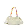 Bolso de mujer transfronterizo 2026 modelo nuevo bolsa de cubo de nailon bordada con letras bolso de mano dopamina bolso cruzado simple para el día a día