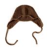 Mao Ge Nuevo Sombrero de Punto Cálido de Color Sólido Simple con Protección para los Oídos para Mujer Moda Coreana Otoño e Invierno Sombrero de Lana con Correa de Volantes