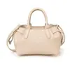 Bolso Tote de Lujo Transfronterizo para Mujer 2026 Primavera Temprana Nuevo Estilo de Oficina con Costura de Patrón Lichi Bolso de Hombro Cruzado Único