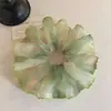 Scrunchie Floral Gradiente Novo Estilo de Verão, Estilo Fofo e Relaxado, Versátil para o Dia a Dia, Acessório de Cabelo Atmosférico, Elástico de Cabelo