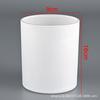 Vaso de Vela Perfumada para Cabello Lacio Portavelas de Vidrio Esmerilado Vaso Vacío Adorno Contenedor de Vela de Botella de Vidrio con Tapa Fragancia DIY