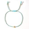 Estilo Casual Europeo y Americano Pulsera Cruz de Algodón de Cuatro Colores DIY Hecha a Mano Cuerda de Mano Pareja Joyería de Alta Gama Mujer