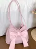 Bolso de Hombro Versátil para el Trabajo con Lunares Estilo Vintage, Gran Capacidad, Encaje de Lazo, para Llevar Debajo del Brazo o al Hombro, Venta al por Mayor