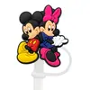 Tapa de Popote de 10 mm Mickey Mouse Pato Donald Aplicable Taza de Agua Stanley Venta Caliente Transfronteriza Tapón de Popote a Prueba de Polvo
