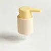 Bomba de loção com bico longo e plano de travamento esquerdo-direito de 24 dentes para shampoo, gel de banho, cosméticos, limpador facial, óleo removedor de maquiagem, bomba externa