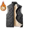 Chaleco de moda y simple estilo estándar Ins, versátil, nuevo 2026, grueso con forro de polar, cuello alto para adolescentes en invierno