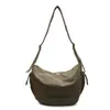 Bolso Informal de Moda de Gran Capacidad en Tela de Nylon, Elegante Modelo Nuevo para Primavera y Verano, Bolso Cruzado de Hombro Único de Color Sólido de Moda para Mujer