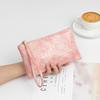 Monedero de Moda para Mujer Estilo Nuevo Europeo y Americano Patrón Bambú Bolso de Mano Casual para Mujer Bolso Clutch Moderno Retro Bolso para Teléfono Móvil Bolso de Mano