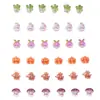 Mini Acessórios para Nail Art de Legumes Desenho Gelo Transparente Resina Peças Pequenas Materiais DIY Brincos Presilhas de Cabelo Decorações de Unha Vestíveis