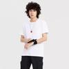 Camiseta de Manga Corta Pesada, Color Sólido, Cuello Redondo, Algodón Puro, Versátil Básica de Uso Diario para Hombre, Transpirable, de Bajo Perfil, Corte Holgado