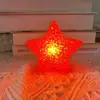 Lámpara de Estrella Pequeña Portátil Mejorada Danza Accesorios Luminosos Pulsera de Mano Estrella de Cinco Puntas Escenario Actuación Coro