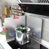 Bafle de Aceite para Cocina Acero Inoxidable Bafle a Prueba de Aceite Engrosado Resistente a Altas Temperaturas Tablero de Aislamiento Térmico para Estufa de Gas Fácil de Limpiar Fabricante
