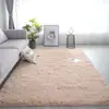 Alfombra de noche para dormitorio de niña estilo Ins nórdico, fondo para fotos, alfombra larga de felpa para sala de estar, sofá, mesa de café