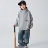 Ropa para Niños Haima 2026 Primavera y Otoño Nuevo Estilo Chaqueta con Capucha Holgada Estilo Coreano Sudadera Elegante Cárdigan para Niños Mayores