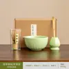Suministro Transfronterizo de Juegos de Matcha Estilo Japonés, Tazones de Matcha, Batidor de Té de 100 Púas, Personalizable con Logo, Directo de la Fábrica de Origen, Aplicación de Etiquetas Disponible