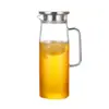 Tetera para Infusionar Té, Tapa de Acero Inoxidable, Hervidor de Agua Fría, Jarra de Vidrio para Agua Fría, Taza de Agua, Gadget para Té Cold Brew, Extracción en Frío