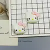 Accesorios de Resina con Moño de Gato Arte para Uñas DIY Funda de Teléfono Pasador Zuecos Llavero Accesorios de Decoración de Dibujos Animados